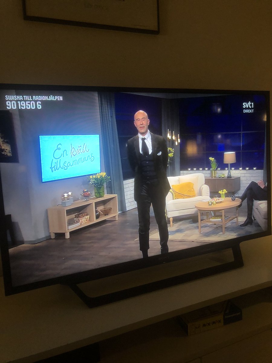 En kväll tillsammans #svt #radiohjälpen swisha valfritt belopp i dessa #COVID19 tider #fuckcorona <a href="/Mark_Levengood/">Mark Levengood</a>