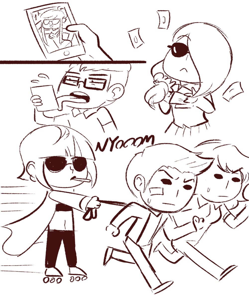 Some misc. ACAU doodles from stream 