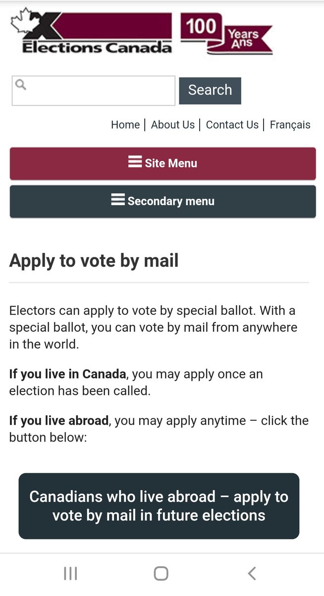 2) But wait, we have mail-in ballots in our Federal general elections in Canada.