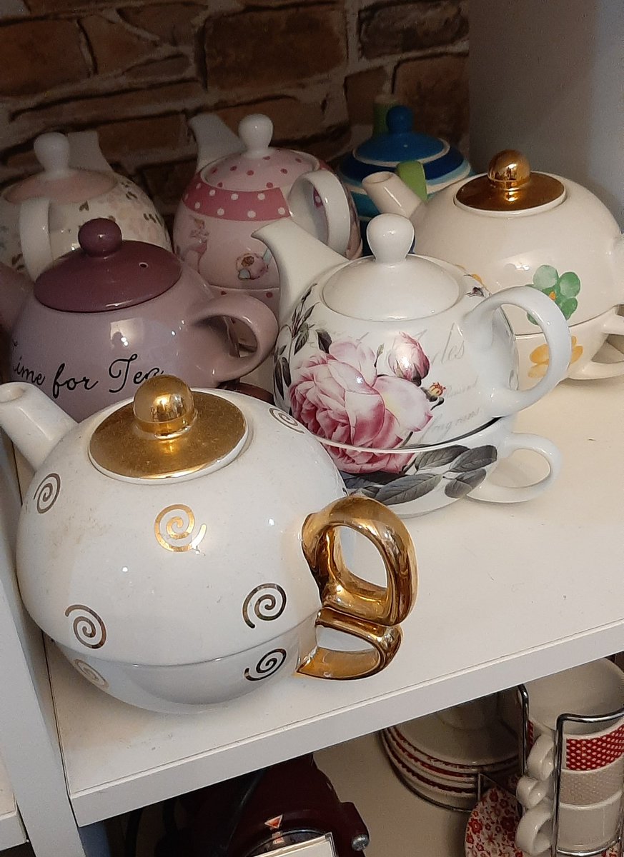 Our tea pots are fed up in lockdown and made to break free...but hit a brick wall!