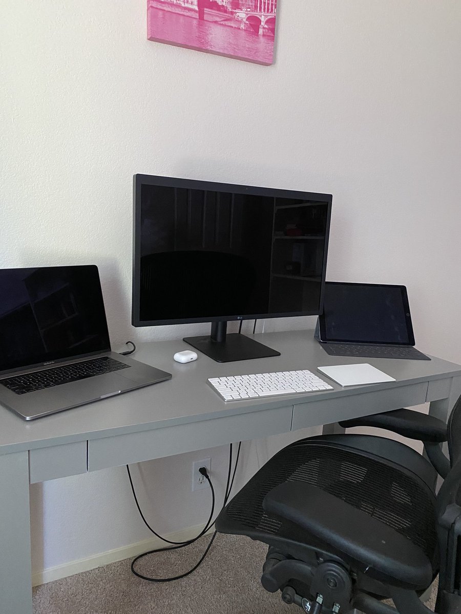 leachbj's tweet photo. Got the office setup for WFH, now just need a Wifi setup that can keep up with my broadband connection @ubnt #UniFiUpgrade https://t.co/WfKR4HpzY4