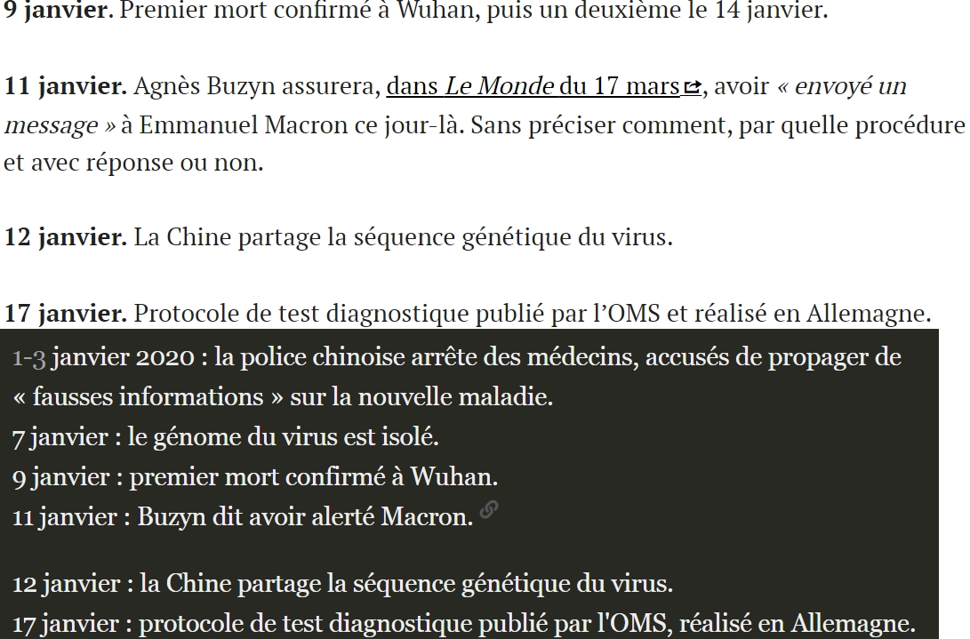 3. Encore une fois, quasiment mot pour mot pour les entrées du 9, 12 et 17 janvier.