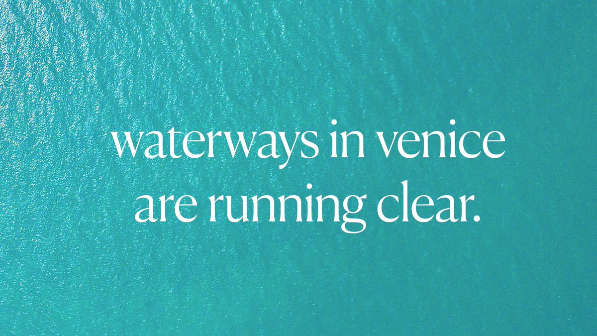 A silver lining to our current situation? Mother Earth is beginning to heal. Waterways in Venice are running clear.

A Clean S-Wipe is our contribution to making the planet a little bit greener.
#SustainabilitySaturday