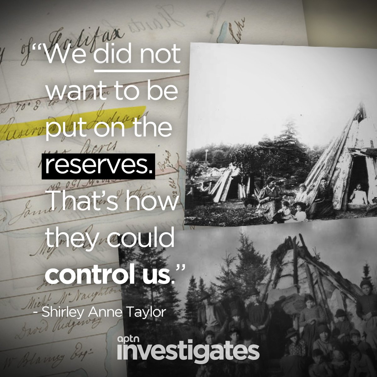 APTNInvestigate's tweet photo. Shirley Anne Taylor was just four years old when her family moved to the Shubenacadie reserve, known today as the Sipekne'katik First Nation. In the 1940s, Indian Affairs uprooted many Mi'kmaw families.

#APTNInvestigates: A Relocation Experiment - Part 1 https://t.co/h23tdICc64 https://t.co/pydtZIXuvu