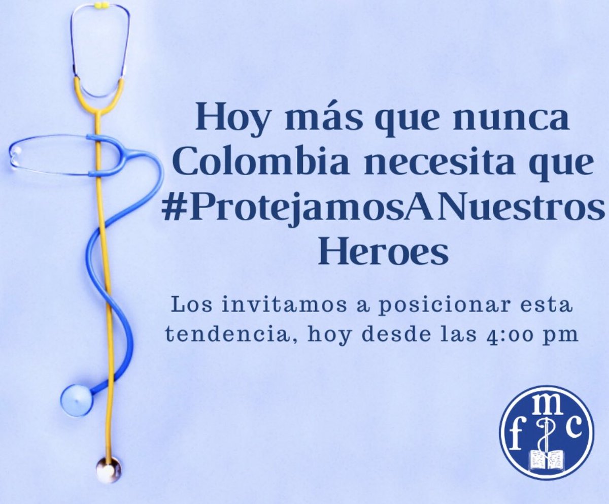 CorrienteITG's tweet photo. Saludos compañeros y compañeras

Ayúdanos a posicionar esta tendencia, hoy a las 4pm. Para exigirle gob. @IvaDuque los Elementos de Protección Personal, básicos necesarios, para que los trabajadores de la salud puedan atender la pandemia
@OverDoradoC

#ProtejamosANuestrosHéroes. https://t.co/wsuELdSP70