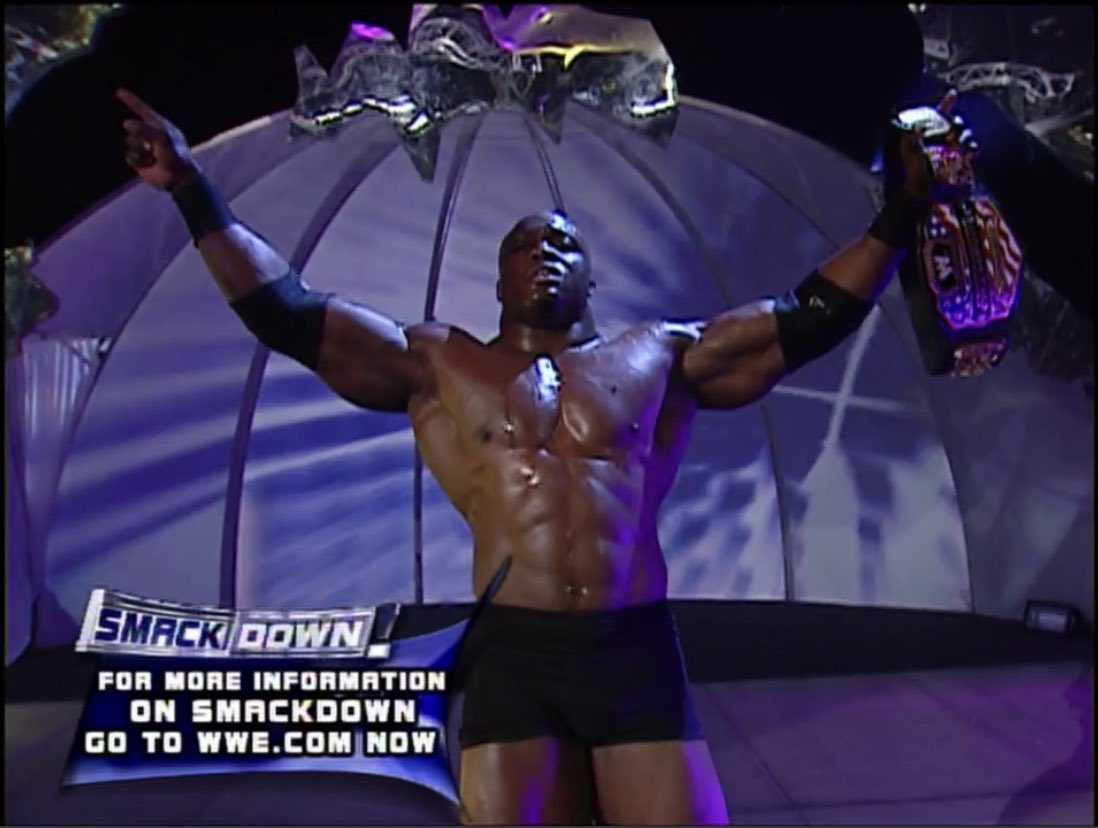 *Lio Rush voice*Lashley! Lashley! Lashley! Lashley! #SmackDown   6/30/06