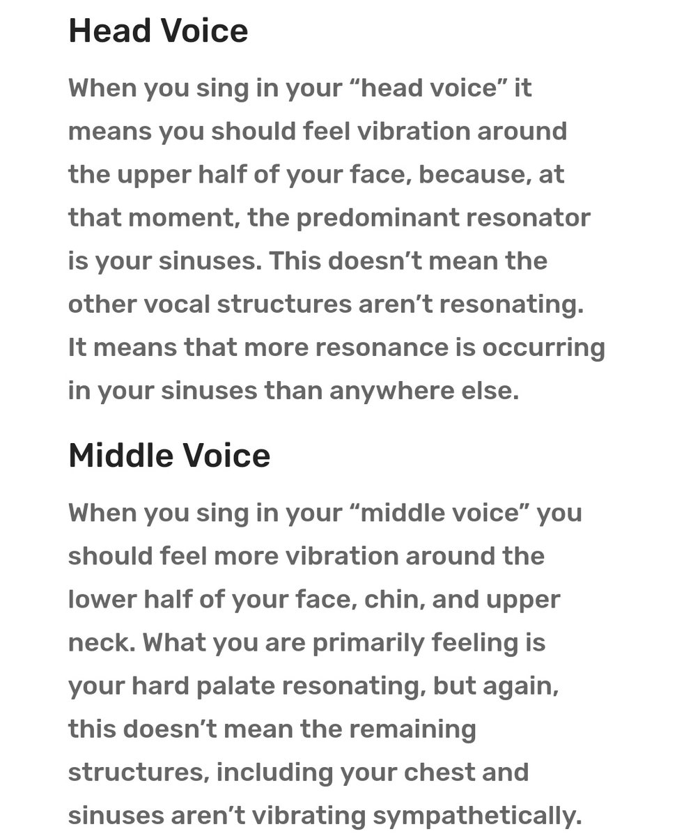 4. VOCALIZATION↬ head voice↬ middle voice↬ chest voice