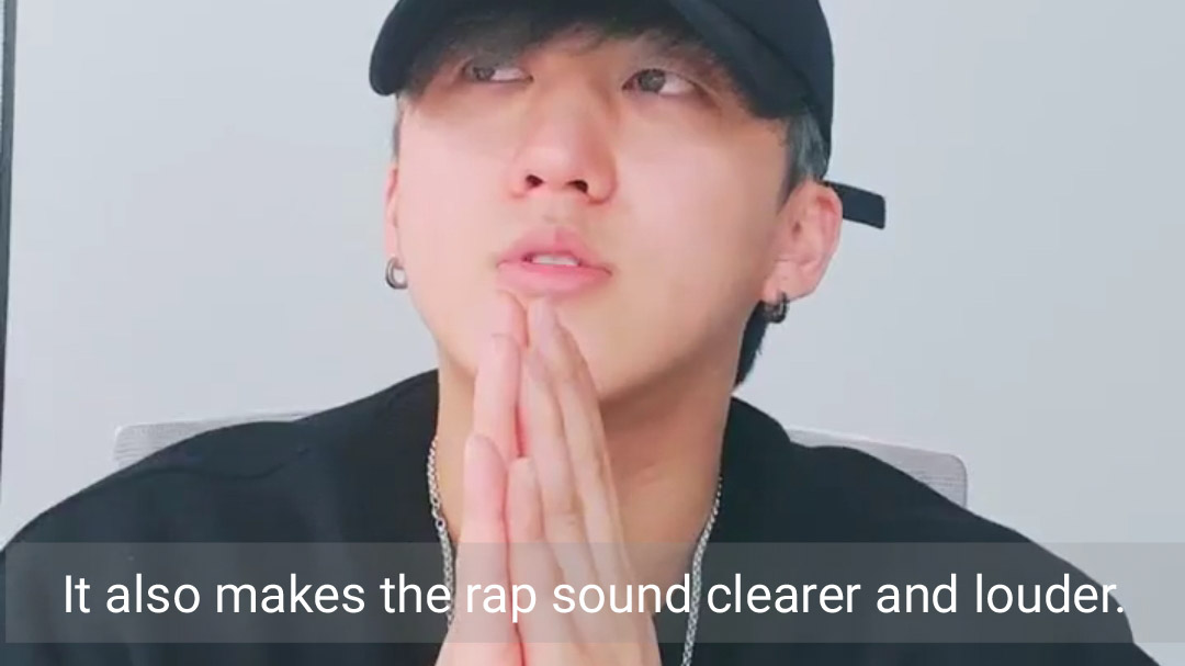 4.4 VOCALIZATION ↬ nasal sound└ makes rap sound clearer and louder.