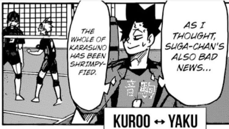 Kuroo calls Sugawara Suga-chan that’s just how soft he is.