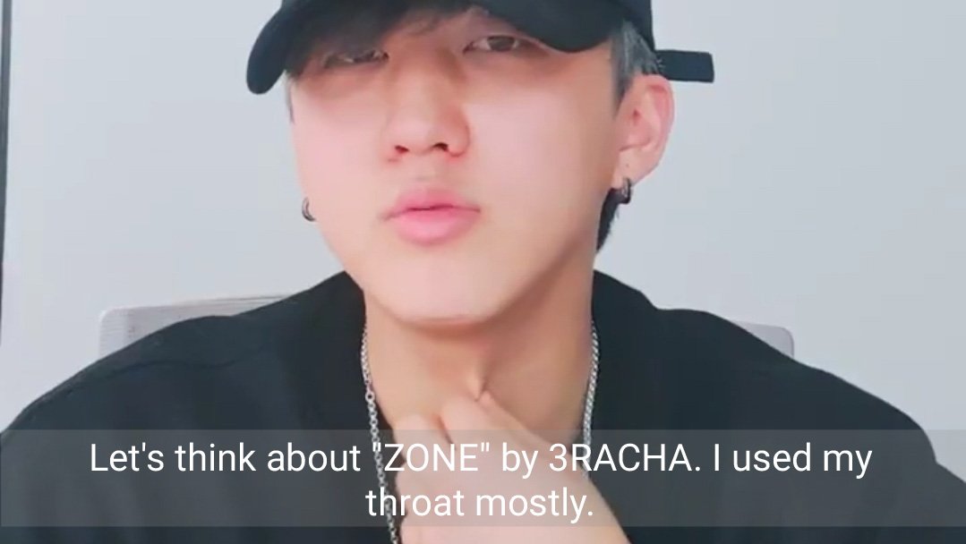 4.9 VOCALIZATION↬ husky voice└ he is using his throat to make husky voice.