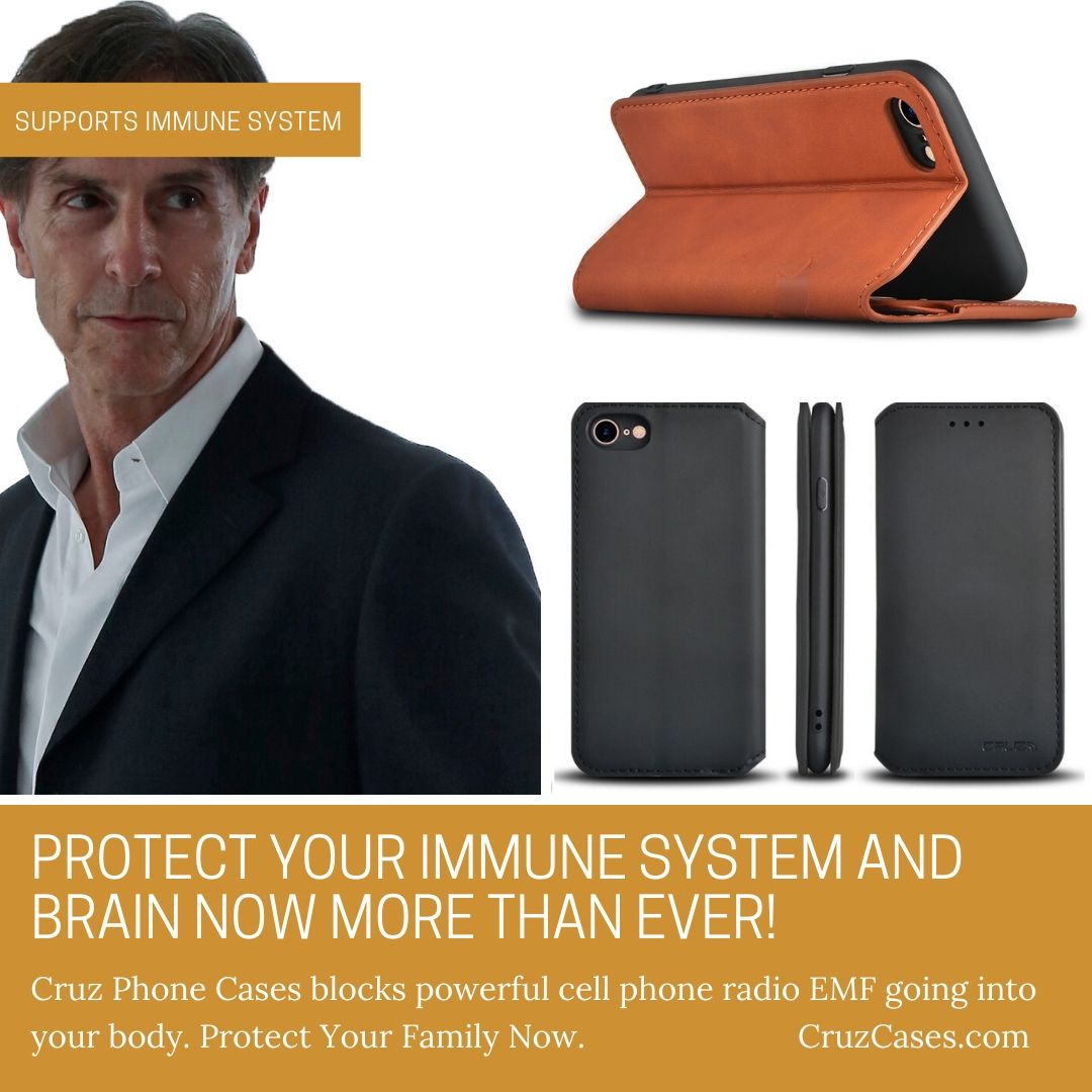 kaycemick's tweet photo. Use a Cruz EMF protective phone case or keep your phone away from your body. Now more than ever, your body's health is critical. https://t.co/fZDcISBnB2 or https://t.co/OgflsdmW19 https://t.co/FCmChIzp3F