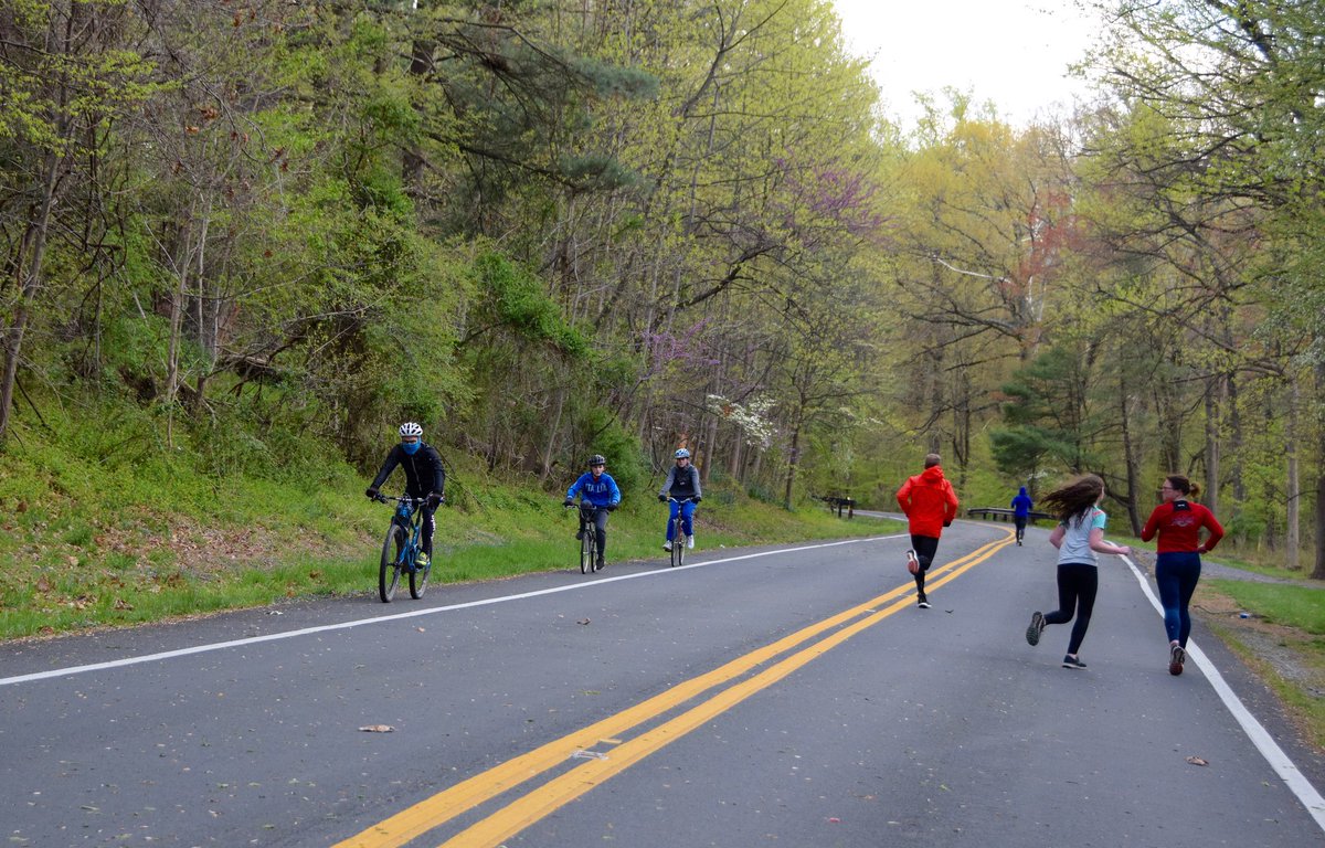 It is lovely weather to be on our trails or on open sections of the Sligo Creek Parkway.

If you are out this weekend, remember to:

*Keep six feet from others at all times, even when passing.
*Walk, bike, or jog in single file.
*Call out or use your bike bell when passing.