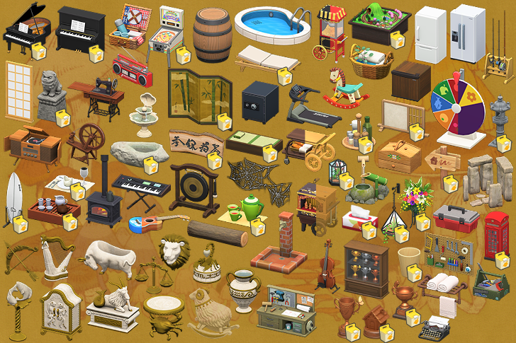 hi, i have made a wishlist 😊 the faded out items is what i have already.
the customize kit is for items i will take any variation of, and the ticket is i am collecting all or most of the colours shown 😊