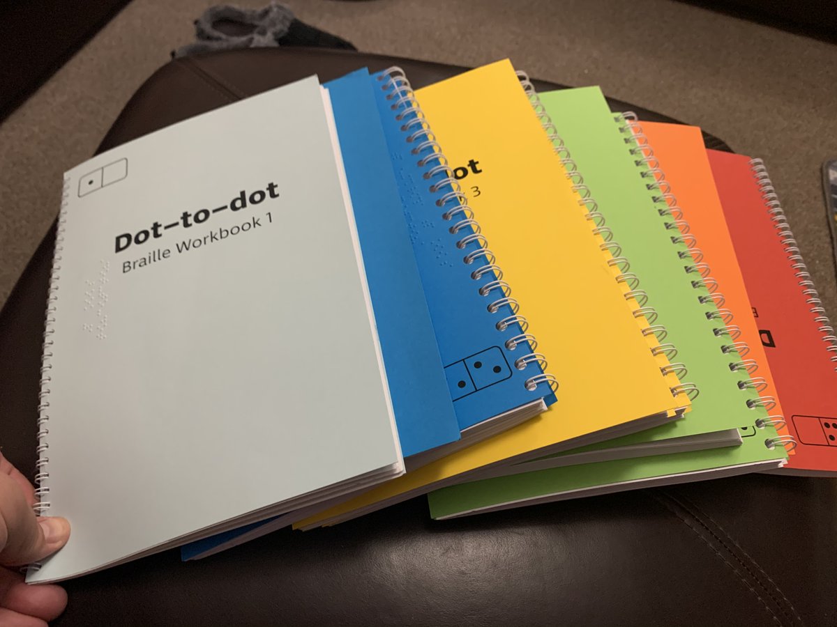 timdixon82's tweet photo. Yay. Managed to get a Dot to Dot Braille course. Thanks @RNIB #learningBraille #Braille
Thanks for the encouragement @techtalkersteve https://t.co/6g62B261UE