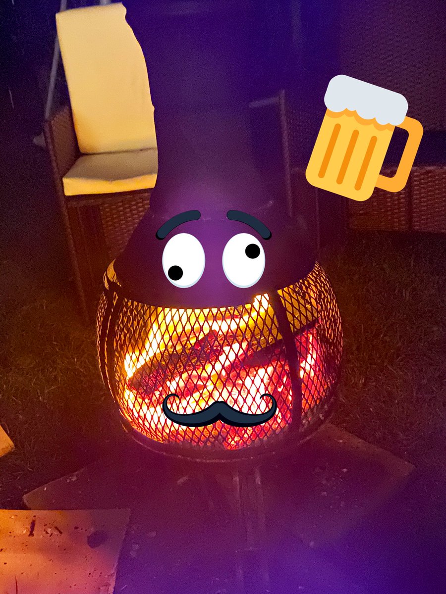 Warm fires and a beer clear sky full of stars 🌟