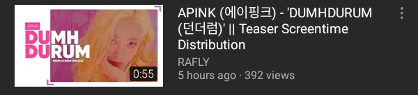 thread of pandas sucking the life out of the 20-32 seconds teasers apink has released so far on youtube;