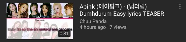 thread of pandas sucking the life out of the 20-32 seconds teasers apink has released so far on youtube;