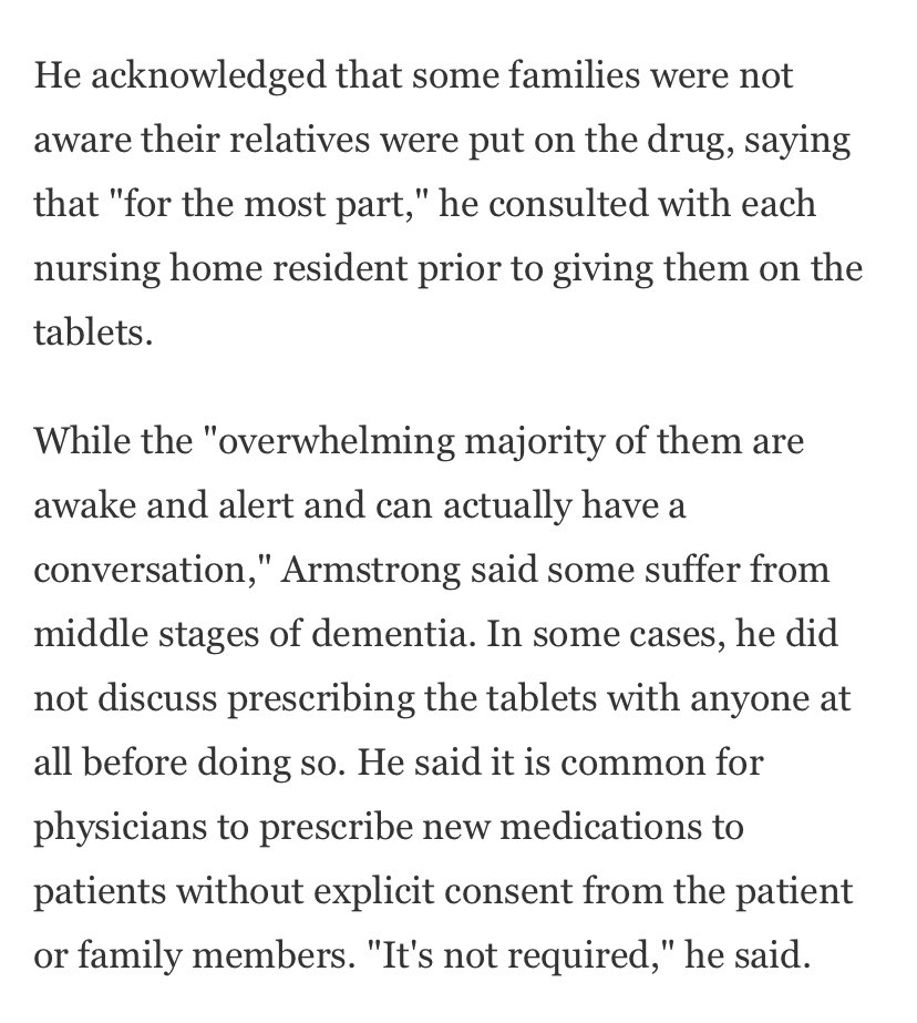 The admission made by Armstrong in this section of the  @NPR piece makes it plain that he did not obtain informed consent for his human subjects research: