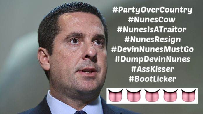 TeriMcGill's tweet photo. @CraigCo62 GOOD!! #DevinNunesMustGo #DevinNunesIsATraitor #DevinNunesGotCaught #DumpDevinNunes #DevinNunesIsAnIdiot #DumpTrump2020 #NunesIsCompromised #NunesGotCaught #NunesMustResign #NunesIsATraitor #NunesResign #NunesNonsense #NunesParnas #TrumpBootLicker #TrumpAssKisser #TrumpLackey https://t.co/rCKefwIk6m