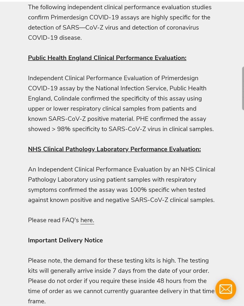 I have found 2 examples of tests available to order online, privately, not via the NHS. This one claims to be 100% accurate, is PCR and is £400 including delivery. That’s a lot of money!  https://privateharleystreetclinic.com/products/covid-19-test 11/n