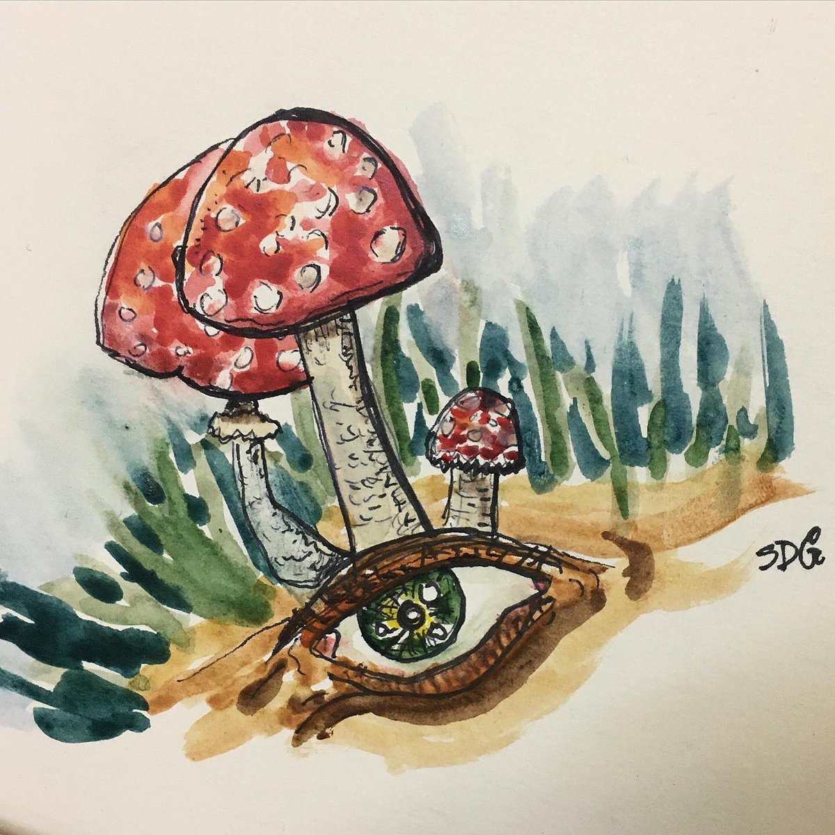 davisgosling's tweet photo. “An Eye on Nature”
#Nature #eyes #watercolor #illustrate #mixedmedia #pen #ink #drawing #ArtistOnTwitter #artist #heathensoftwitter #art https://t.co/juPnDOcqIM