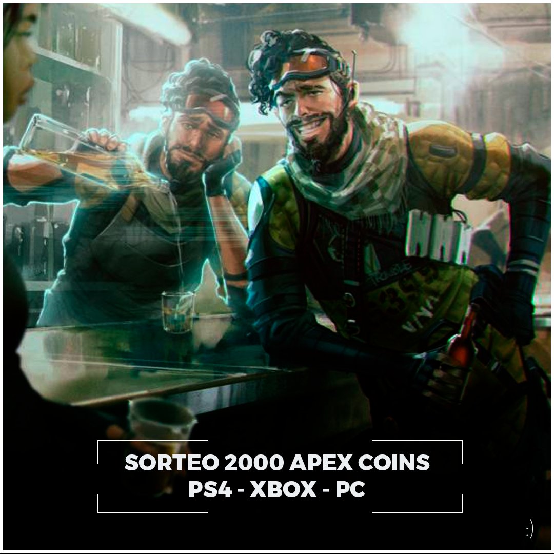 haohunter's tweet photo. ANUNCIO: Sorteo de 2000 apex coins #ApexLegends  para CUALQUIER PLATAFORMA PS4, XBOX, PC solo deben ingresar y seguir los pasos:

https://t.co/YrX5Nbzjbl

+ Información en el siguiente tweet 👇 https://t.co/l5qYgLMsW7