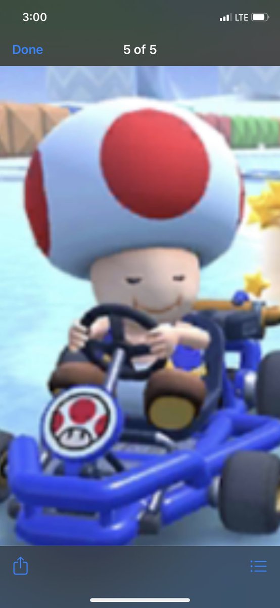 m3sterk's tweet photo. Toad you owe us an explanation for your face...#Quarantine #MarioKartTour https://t.co/XXvWPblLBS