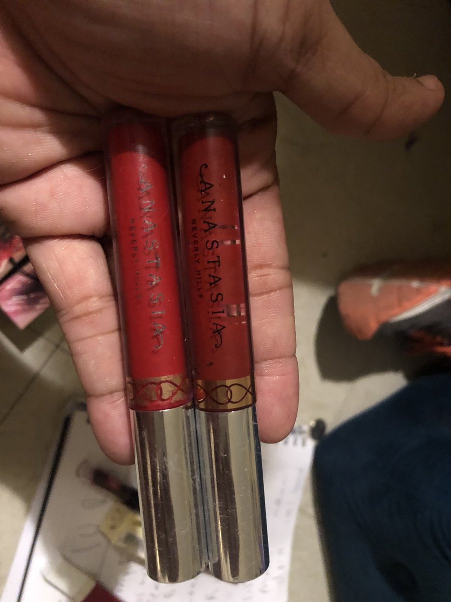 Anastasia Beverly Hill’s Sarafine and American DollCost: $22 eachColor: Sarafine is a deep, blue toned red and American Doll is a bright true red. Both are a bit drying as far as liquid mattes go and you definitely need some sort of lip primer for this.