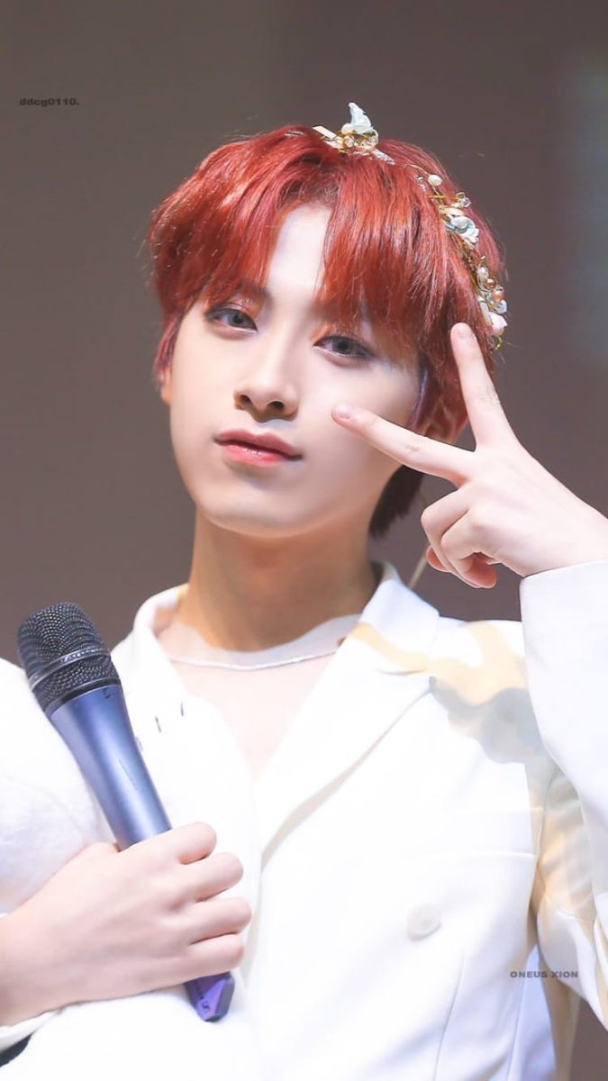 ➸ Xion wearing flower crowns      ♡《 a thread 》♡ #ONEUS  #XION  @official_ONEUS