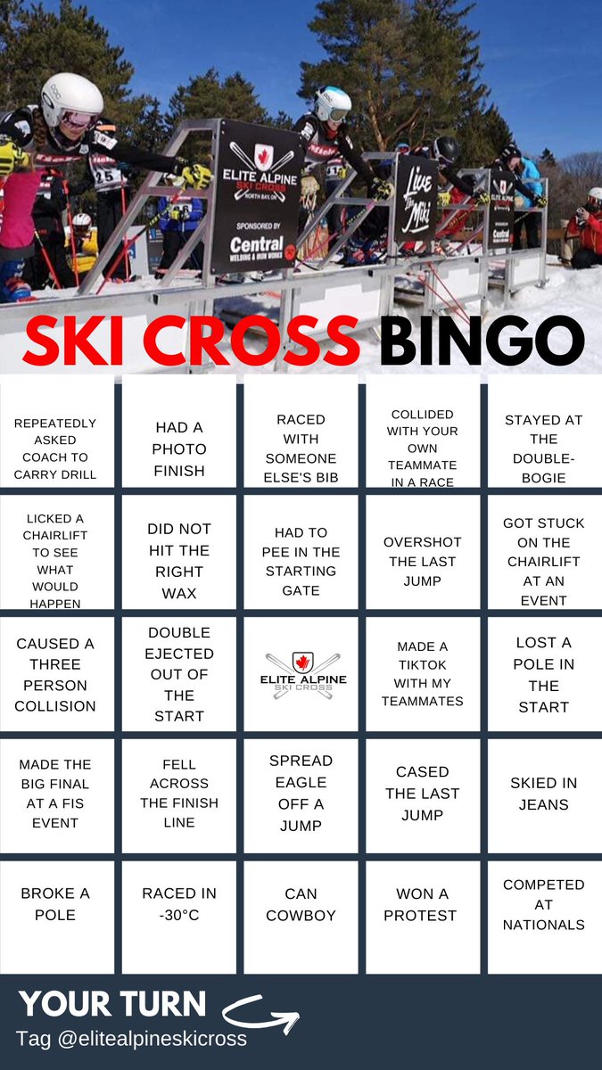 EliteAlpineSX's tweet photo. Let's see it, boys and girls. How many squares can you cross off? BINGO, anyone?
Make sure to tag us so that we can keep track.😉 https://t.co/xnDvjZTWyn