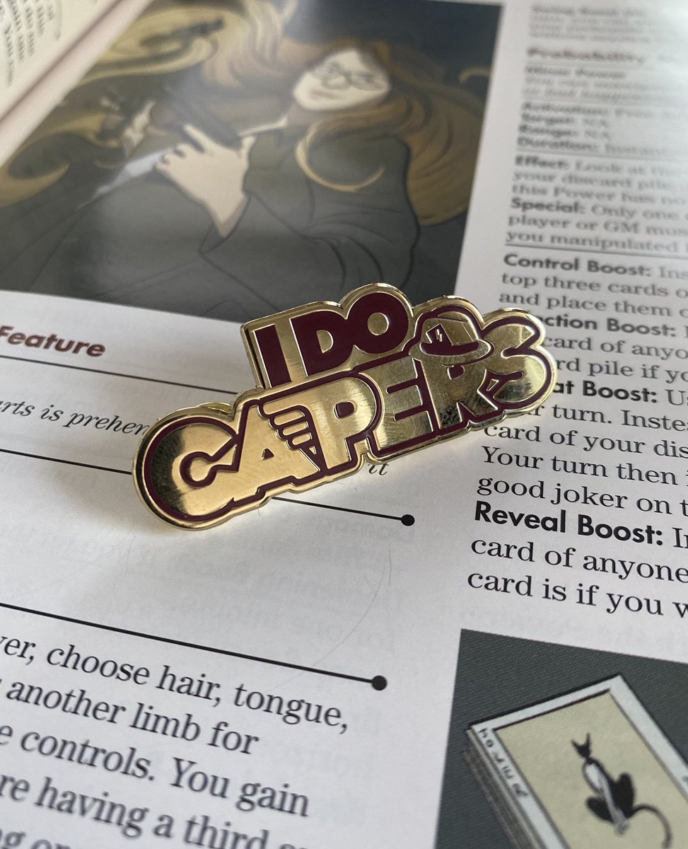 My CAPERS Deluxe Hardcover came in and it’s beautiful!