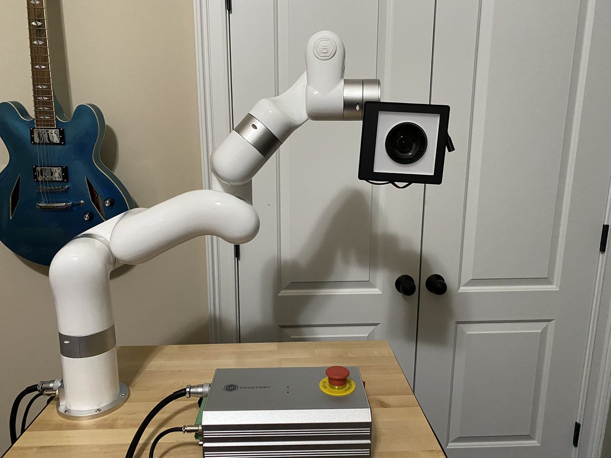 I’m on the trembling edge of 3D printing an electric razor mount for this thing and teaching it how to cut my freaking hair.