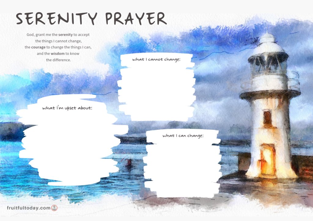 Serenity Prayer in the Coronavirus Pandemic {printable} fruitfultoday.com/serenity-praye…