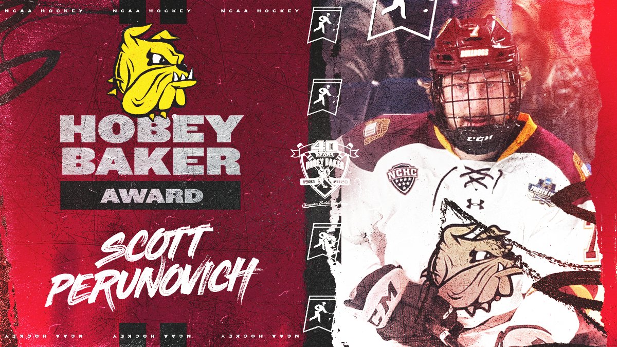 The 2020 Hobey Baker Award Winner - Scott Perunovich of <a href="/UMDMensHockey/">UMD Men's Hockey</a>!