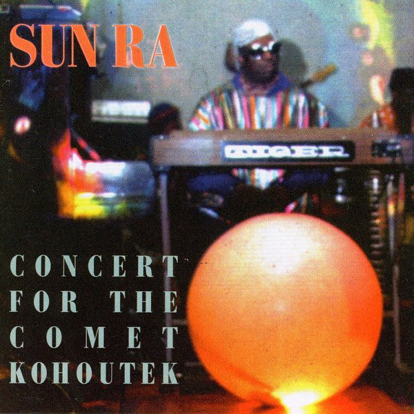 1973 Sun Ra concert released ‘93. This is Bernard Stollman getting yelled off stage while cycling through slides of outer space.