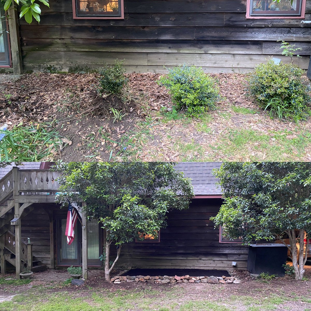 Mccartney33's tweet photo. Before and after! #anniversary #garden #familytime #memories https://t.co/cxfhy4Zz88