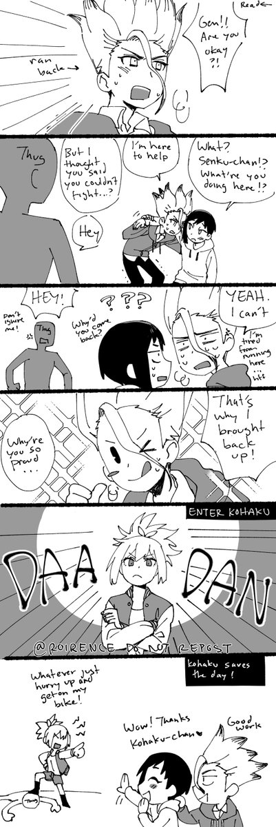 a drew a comic based off of a scenario bean and i discussed LMAO for a contempt sengen au 