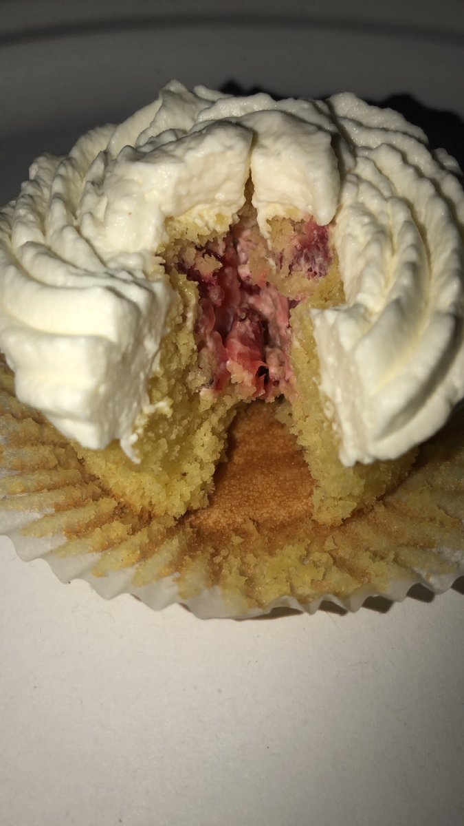 MsMohammadBB's tweet photo. Inspiring students to bake at home while making demo videos! Lemon Cupcakes -filled with Strawberry whip -topped with homemade whipped frosting with hint of creamcheese #BBCHSFACS #MsMohammadFACS https://t.co/9a8I6uylU2