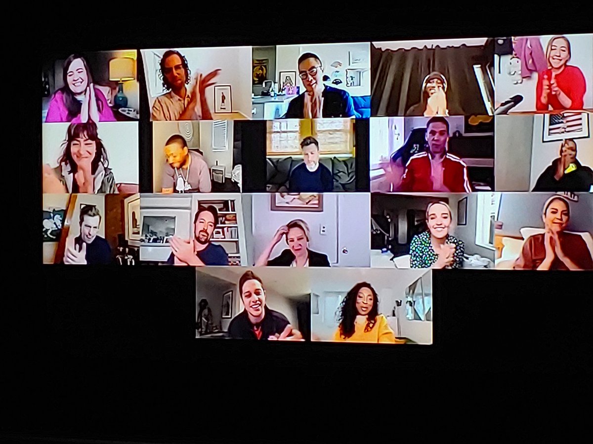 Live from Zoom, it's Saturday Night At Home. Let's see how this innovative  @nbcsnl works.  #SNLAtHome  #COVID19