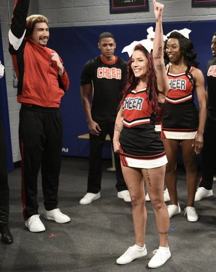 cheerleader style