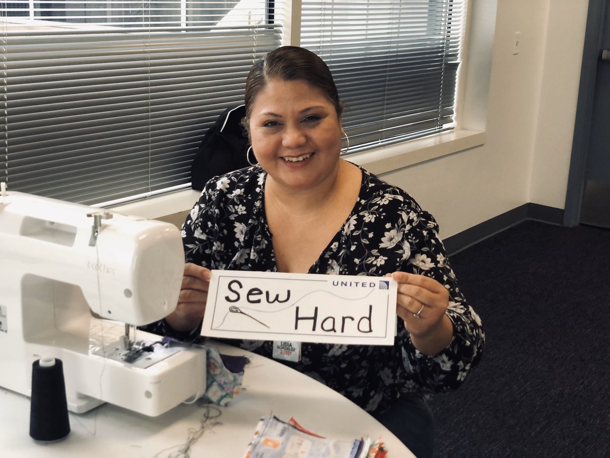 ptfng's tweet photo. #Masks4All #MadeWithLove #protectourfrontliners IAH TEAM 3 days equal 800+ masks ❤️ this is just the beginning #IAHSTONG #OneHubOneTeam #WeAreUnited @rodney20148 @skarabetian @AndyJamison2 @KimKerrIAH https://t.co/9NIp5yasu0