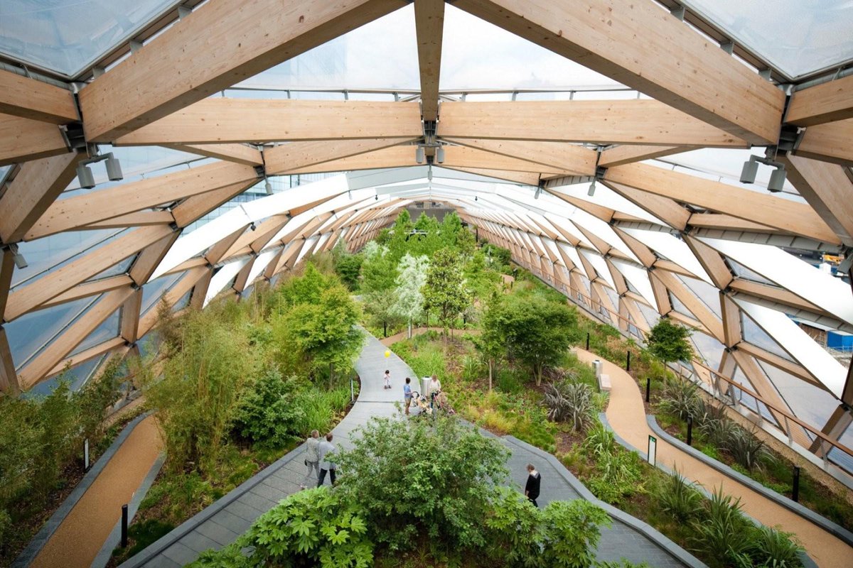 Зимний сад под куполом