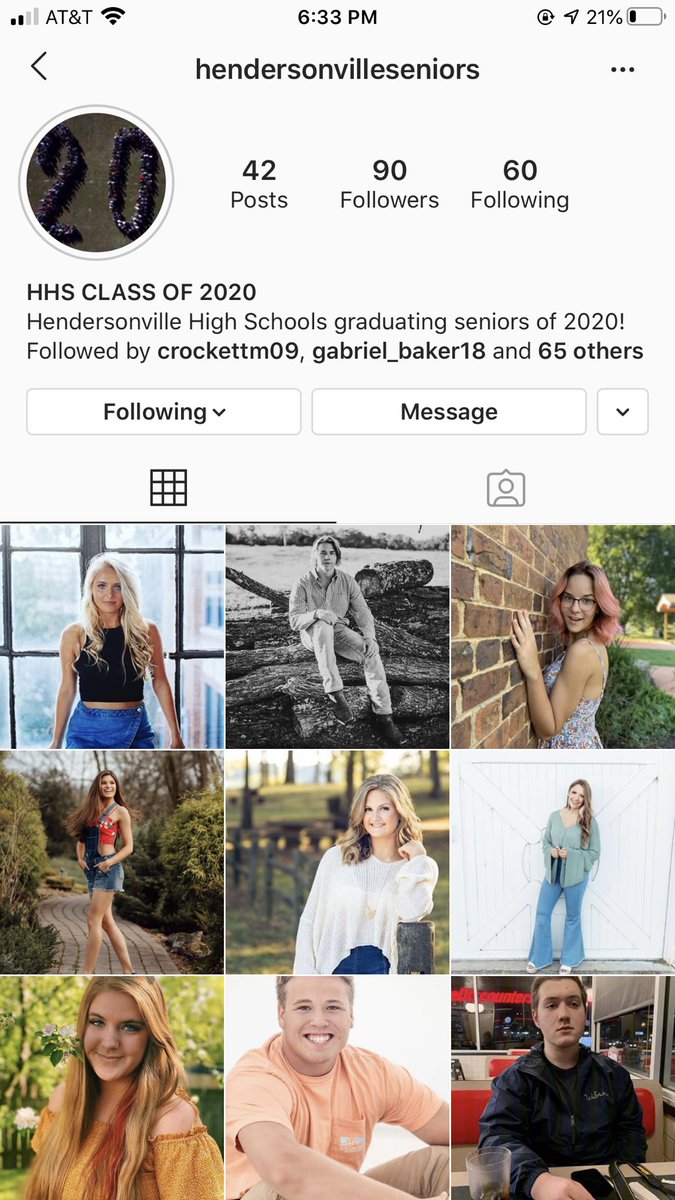 SENIORS!!! follow our @ hendersonvilleseniors account on instagram &amp; send in ur pic!!! :) we’re all in this together!!