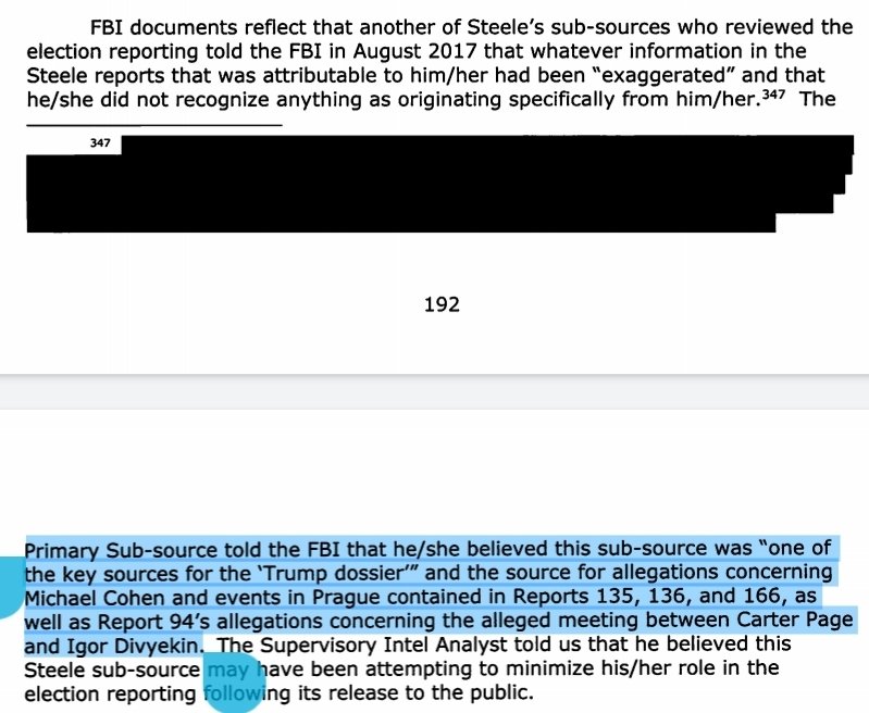 According to the PSS, the interviewed sub-source responsible for "allegations concerning Michael Cohen" & "the meeting between  @carterwpage and Igor Divyekin", would be the source of the Russian disinformation in Footnote 350, given it involved "the activities of Michael Cohen".