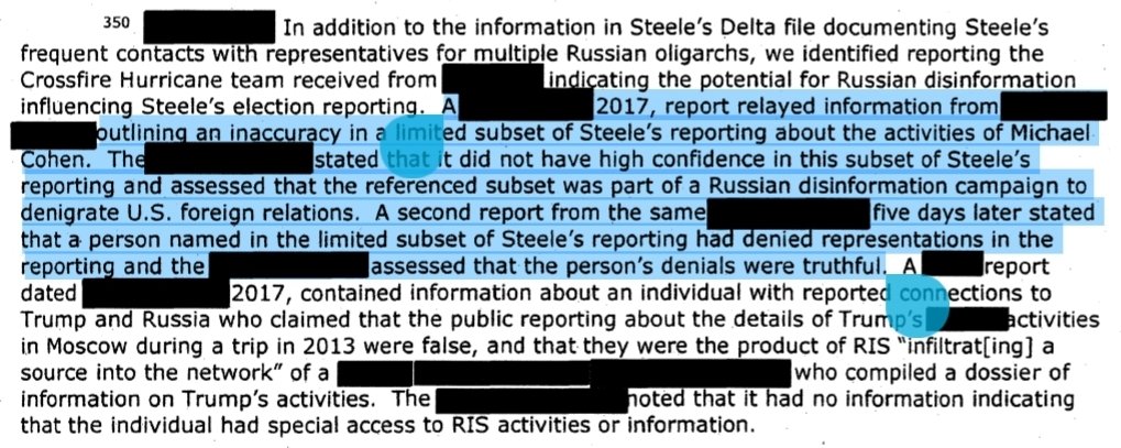 According to the PSS, the interviewed sub-source responsible for "allegations concerning Michael Cohen" & "the meeting between  @carterwpage and Igor Divyekin", would be the source of the Russian disinformation in Footnote 350, given it involved "the activities of Michael Cohen".