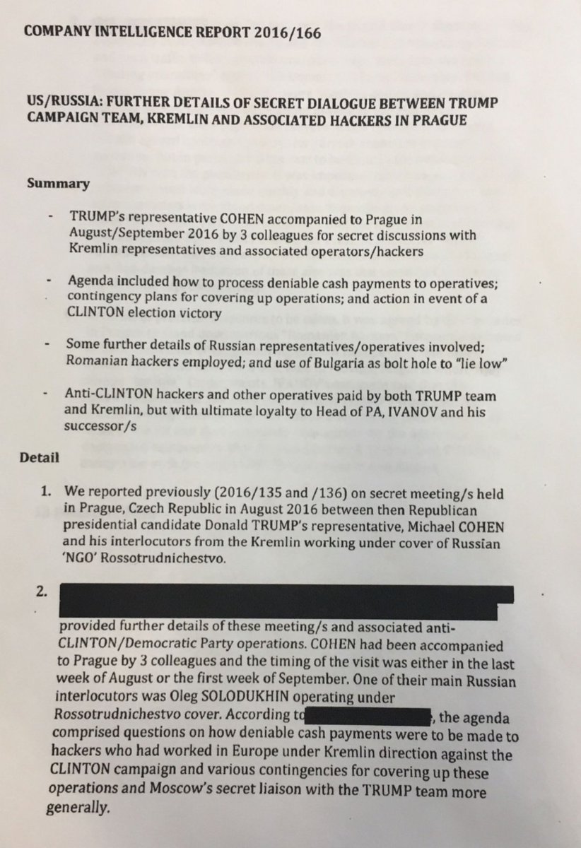 The Dossier depicts this Sub-source as a "Kremlin insider" "close to Presidential Administration Head, S. IVANOV". Persons issuing denials in the footnote could be the sub-source, Konstantin Kosachev, or Oleg Solodukhin. The sub-source would issue similar denials in August 2017.