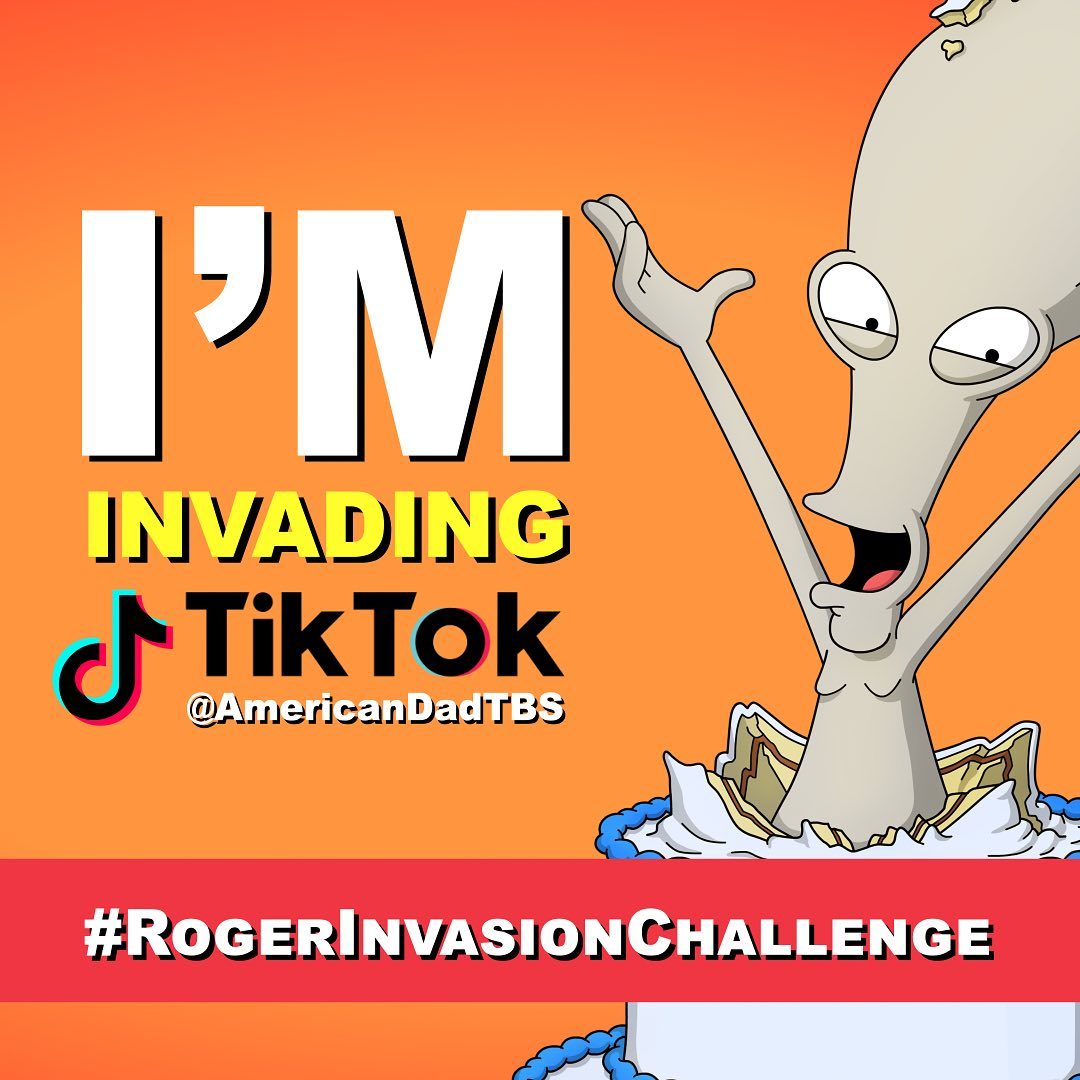 RogerSmithTBS's tweet photo. i'm back!! got bored so decided to invade our TikTok. join me and create your own versions of my most iconic quotes using #RogerInvasionChallenge. https://t.co/aSYyfl4LEM