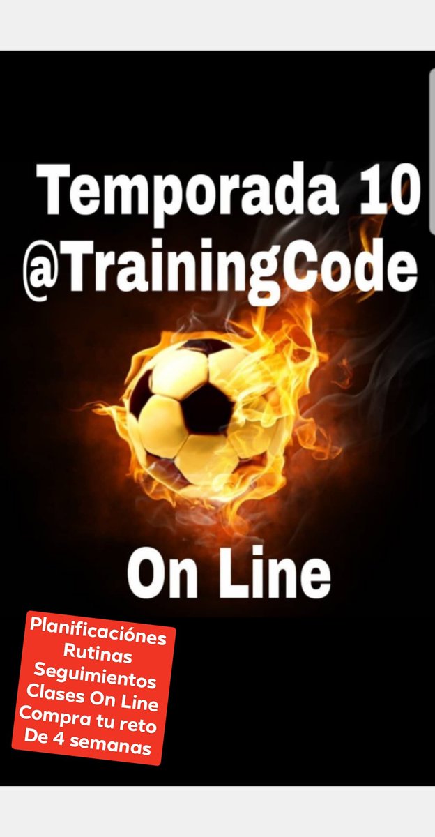 TrainingCode's tweet image. TAREA #EstoEsTraining 
3 serie de 15 rep. por ejercicio 🏃‍♂️

1. Saltos
2. Sentadilla isométrica 
3. Push up 
4. Abdomen 
5. Subidas al cajón
6. Squat. Sentadillas
7. Triceps fondos
8. Planchas
9. Skipping 30'
10. Desplantes
11. Plancha móvil
12. Plancha lateral 15'' por lado
