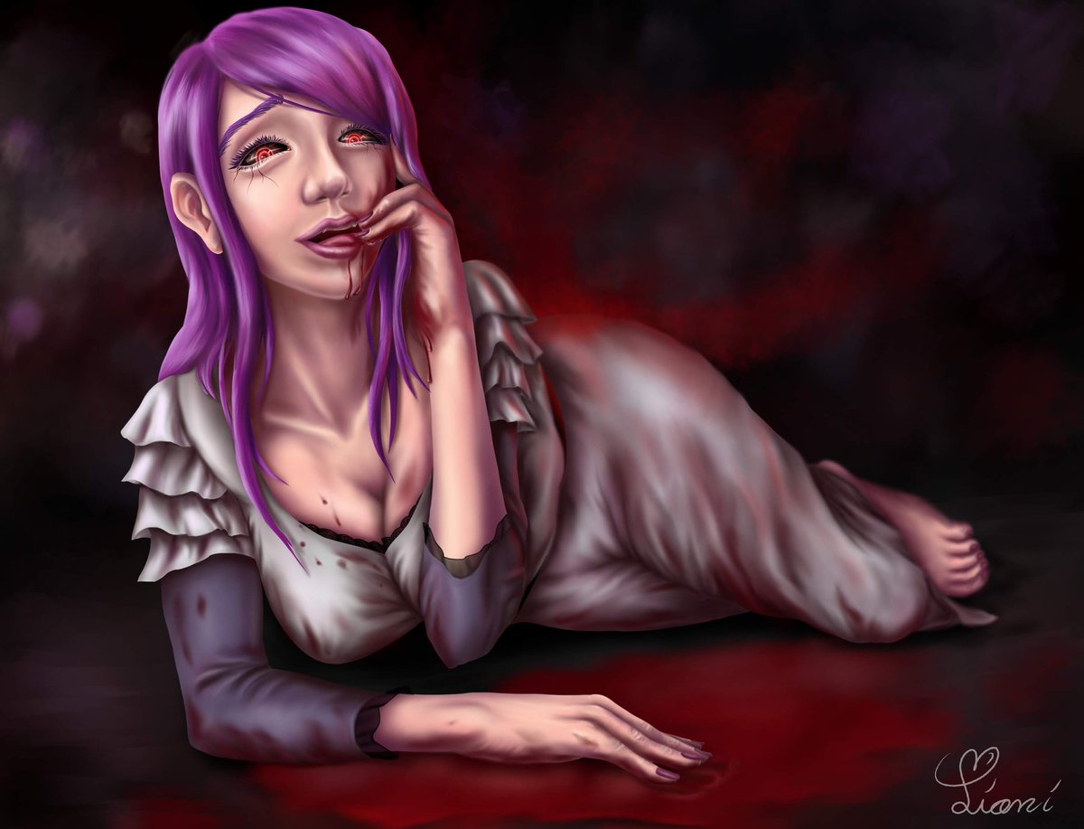 Rize Kamishiro Tokyo Ghoul FanArt (Rize)I hope you like it #drawing #draw #fana...