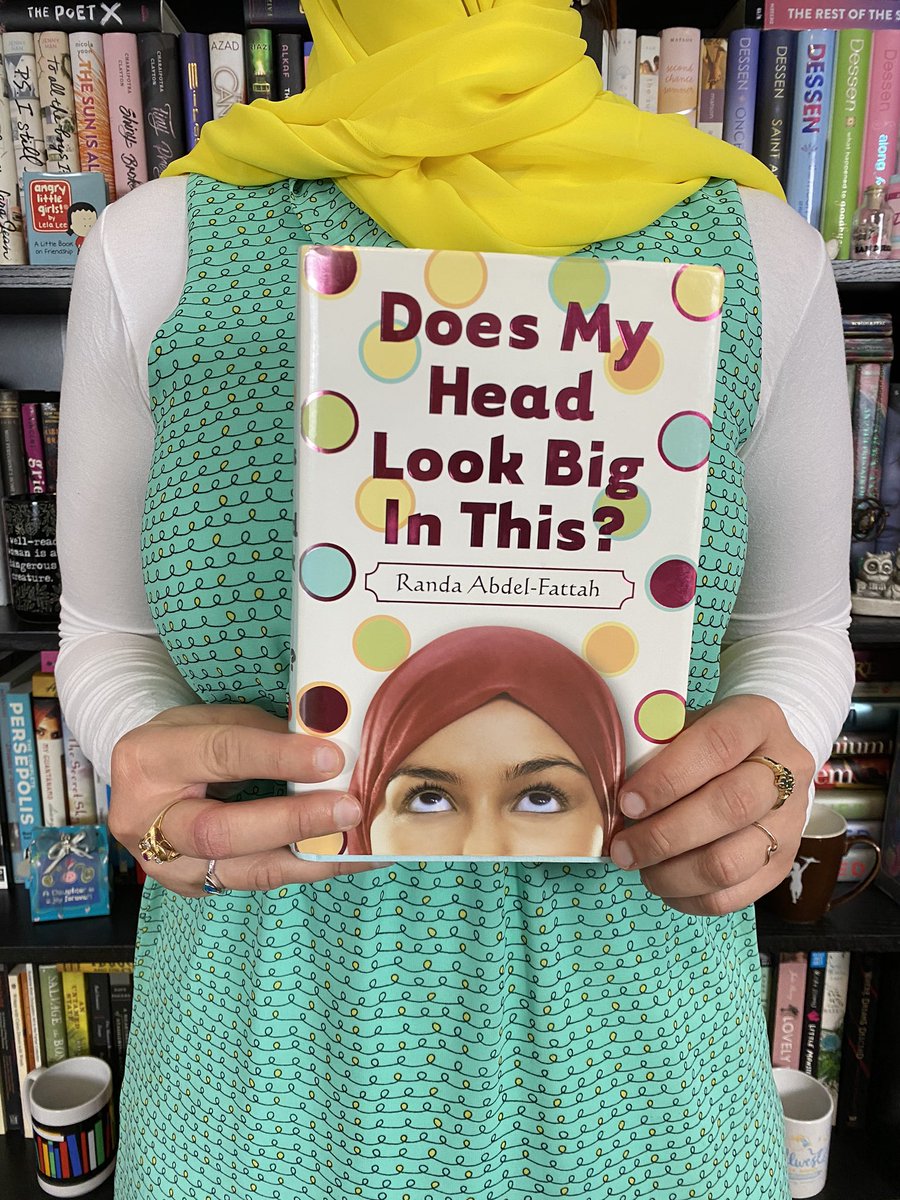 DOES MY HEAD LOOK BIG IN THIS? by  @RandaAFattah The first time I had ever seen a YA book with a Muslim, hijabi on the cover & a Palestinian MC! Stumbling upon this book in my university's bookstore back in 2006 was like finding treasure! It will always be one of my favorites.